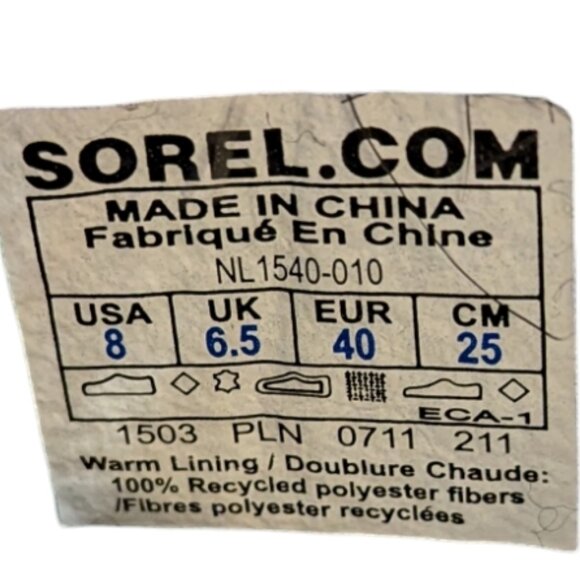 ❄️ Sorel Women's Joan of Arctic Lace Up Waterproof Winter Boots - Size 8 ❄️ - Picture 8 of 12